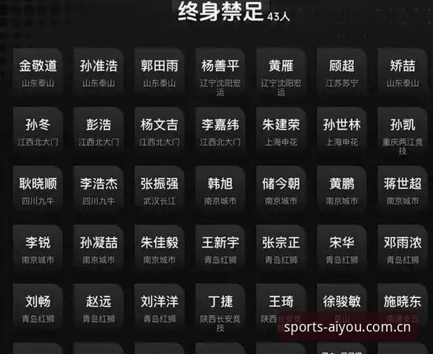 中国足协第三批禁足令:65人受罚的3大警示与5个关键看点